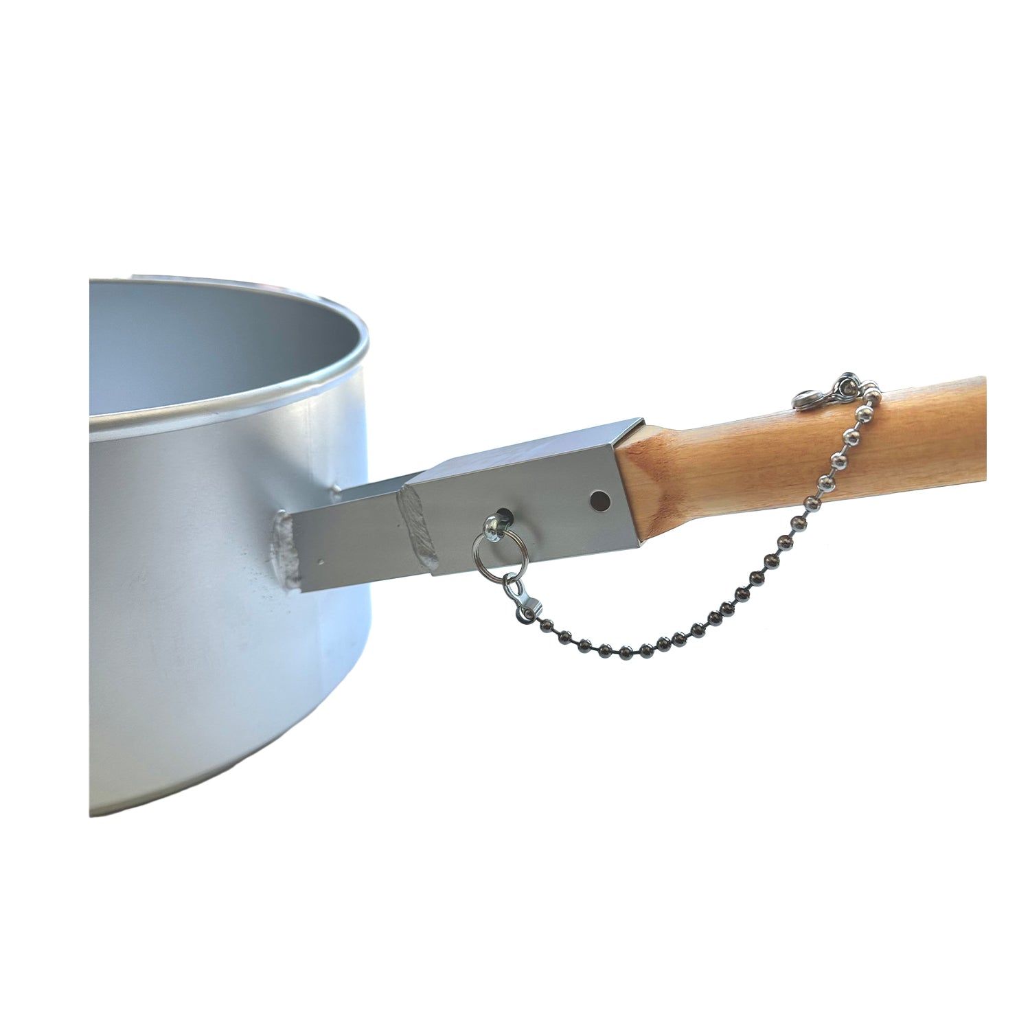 Charcoal Starter with Detachable Wooden Handle