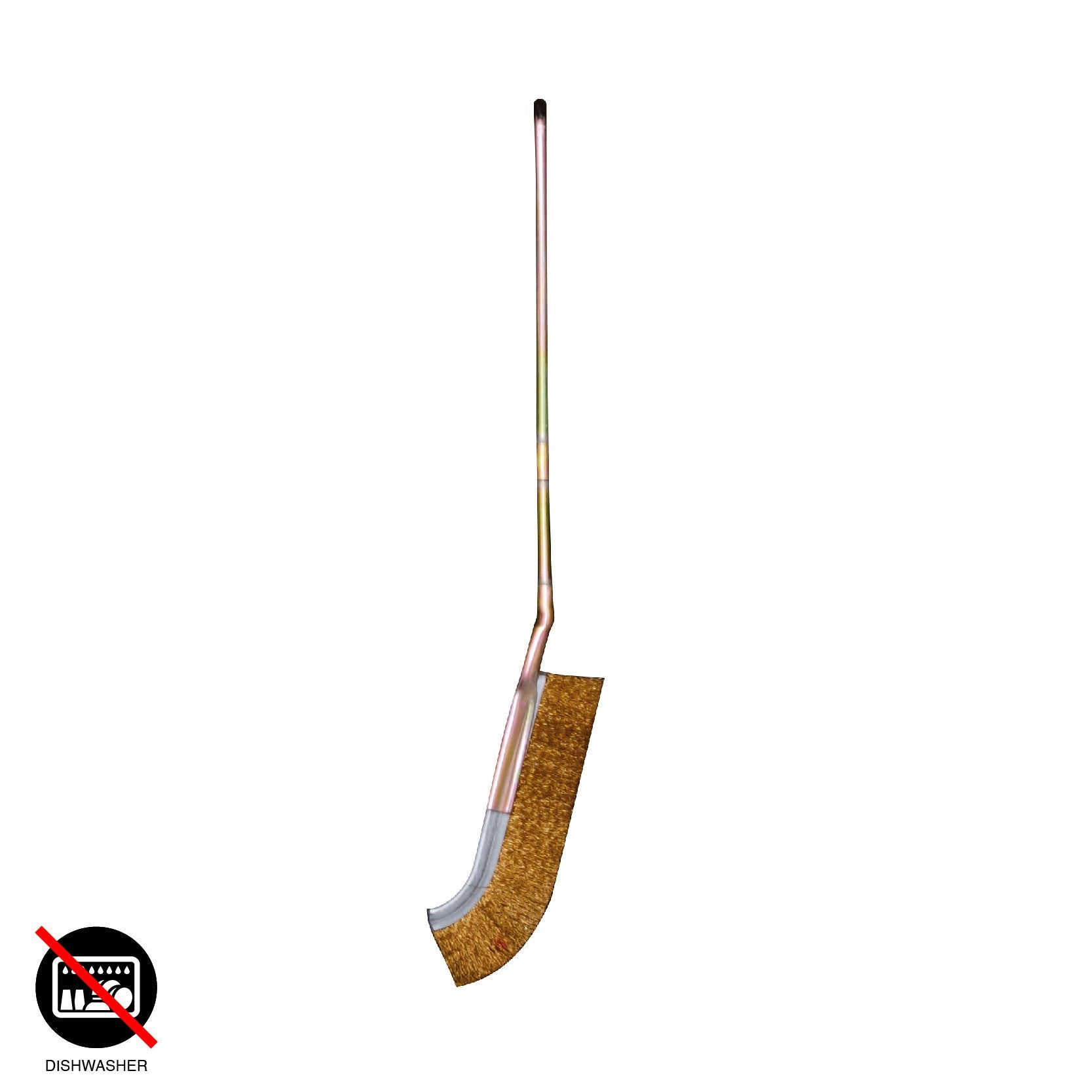 Curved brass brush