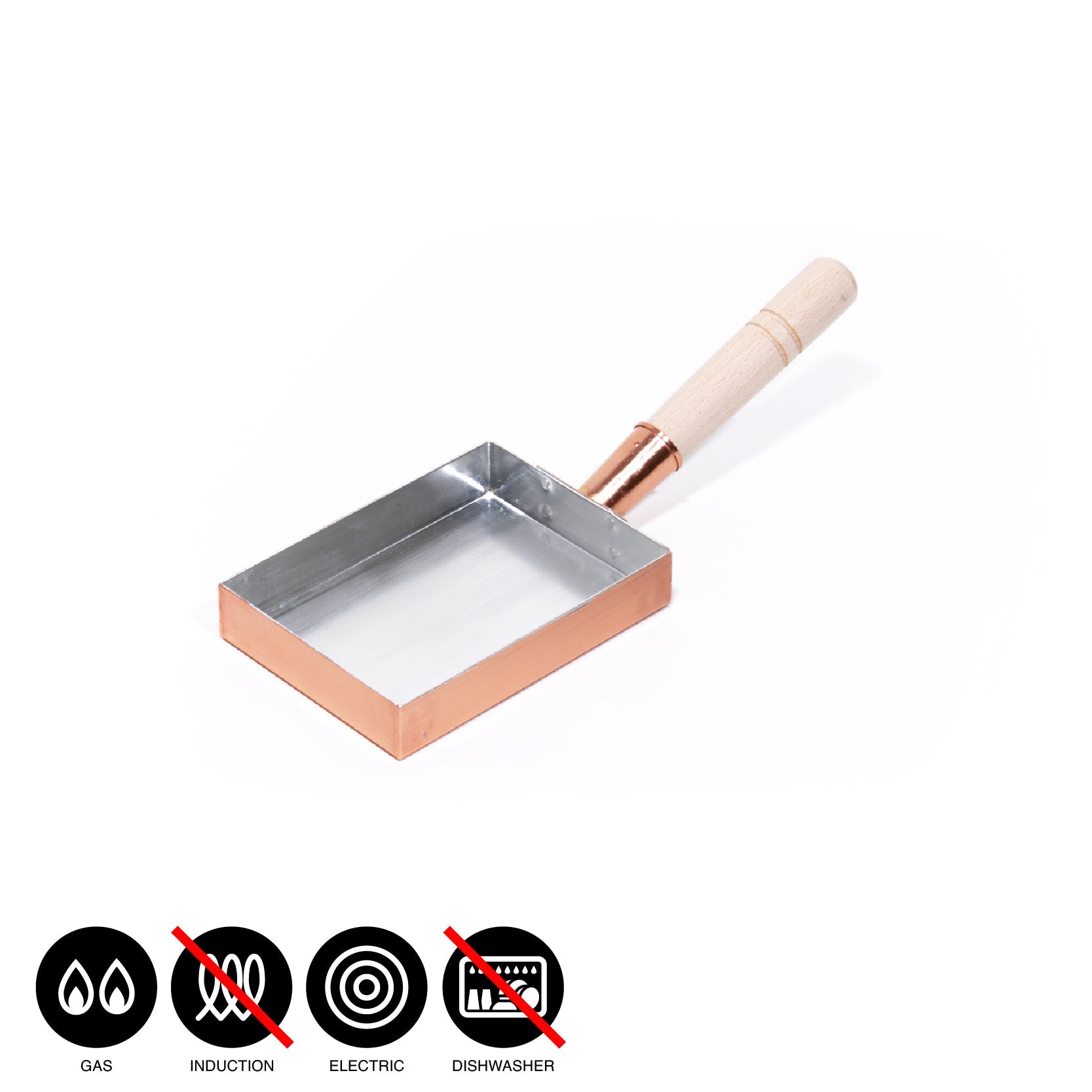 銅厚手たまご焼器