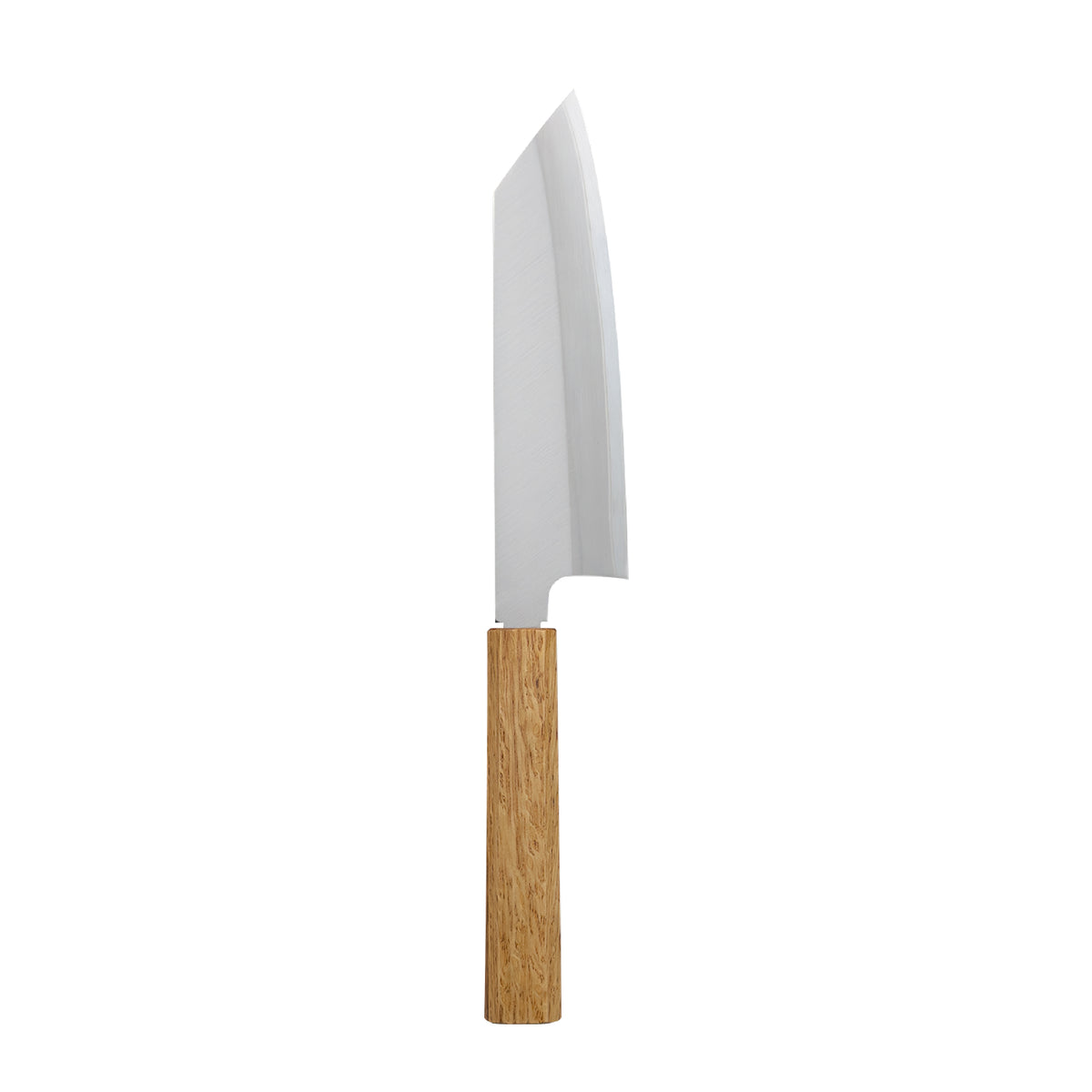 Aogami Super Japanese Style Kiritsuke Santoku with Oak Octagonal Handle
