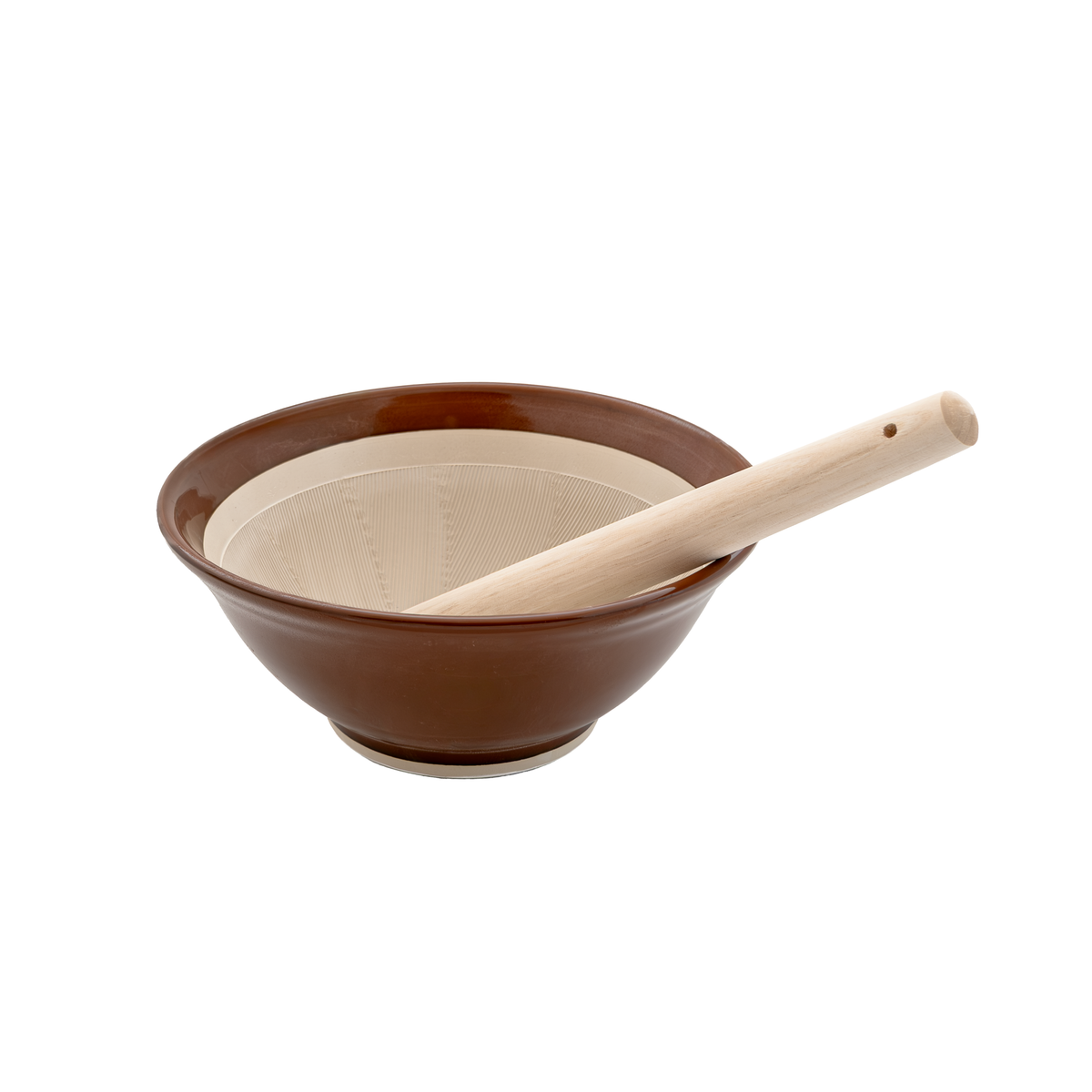 元重すり鉢赤茶セット