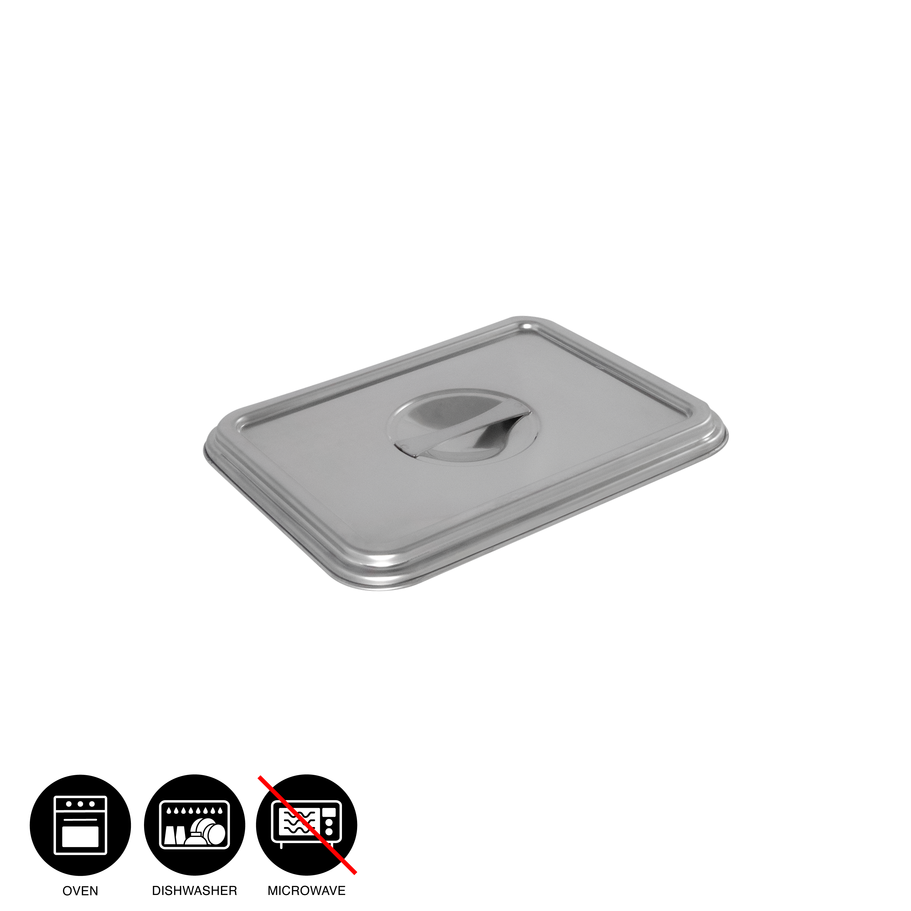 Stainless steel square tray lid 