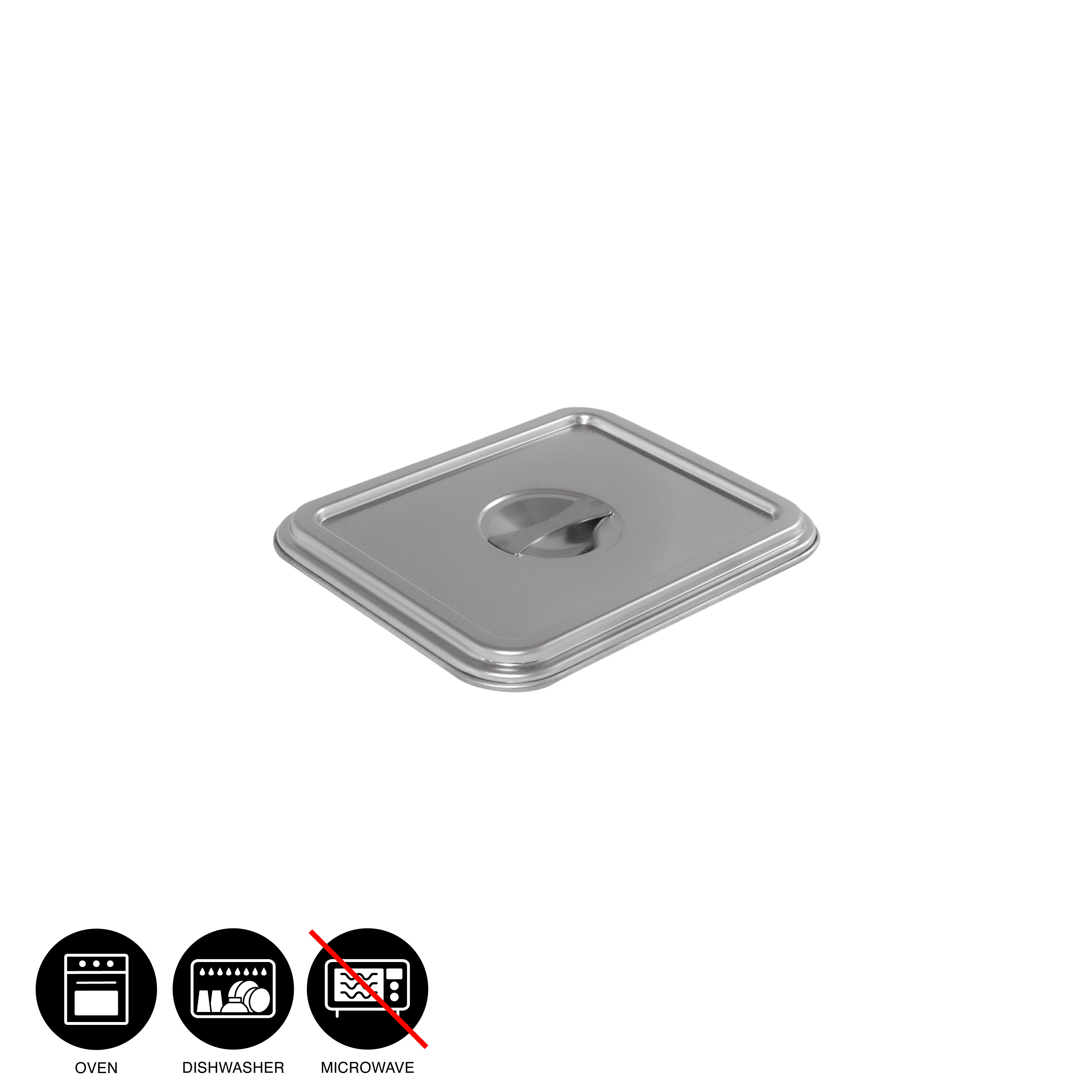 Stainless steel square tray lid 