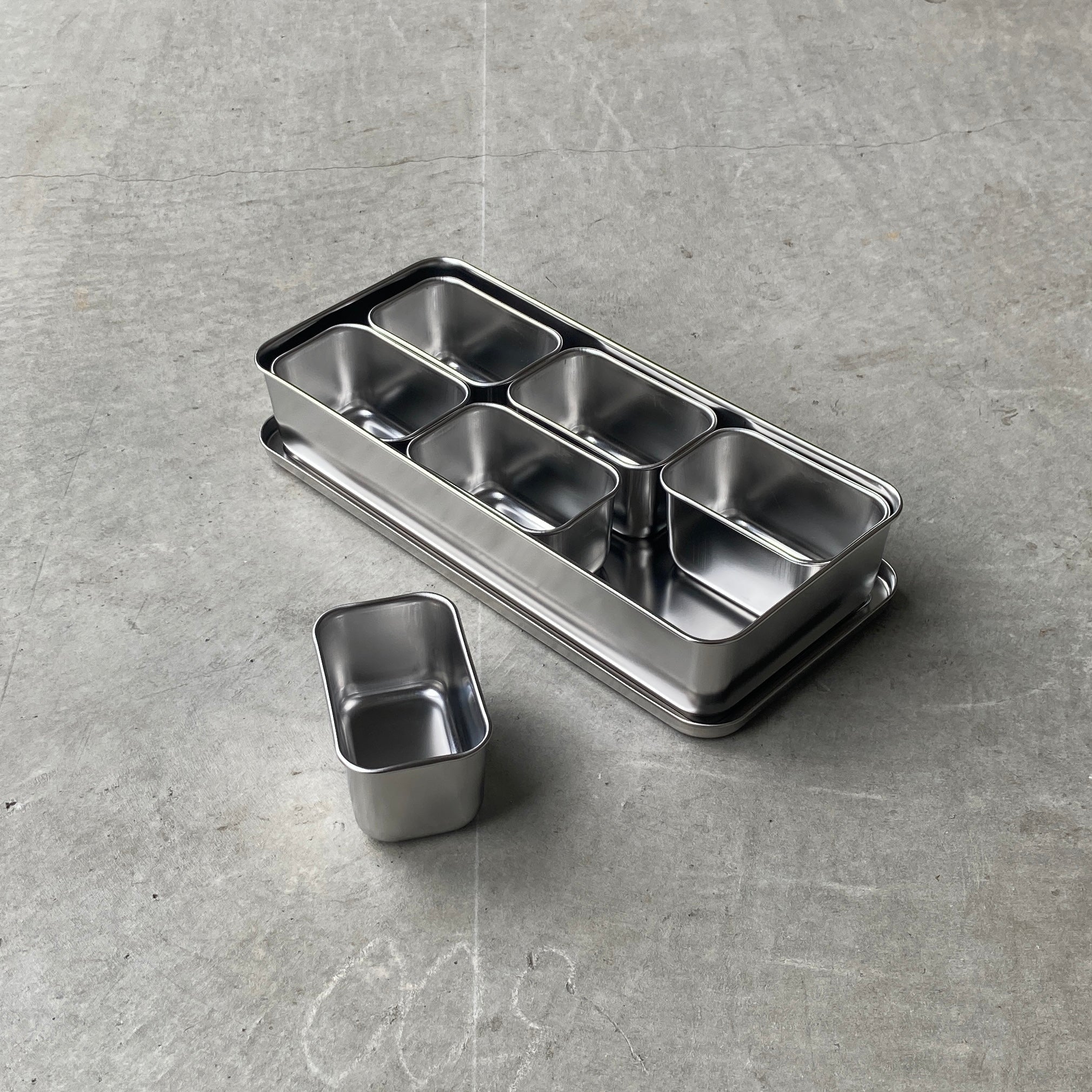 CLOVER Stainless container set No.00 6pcs