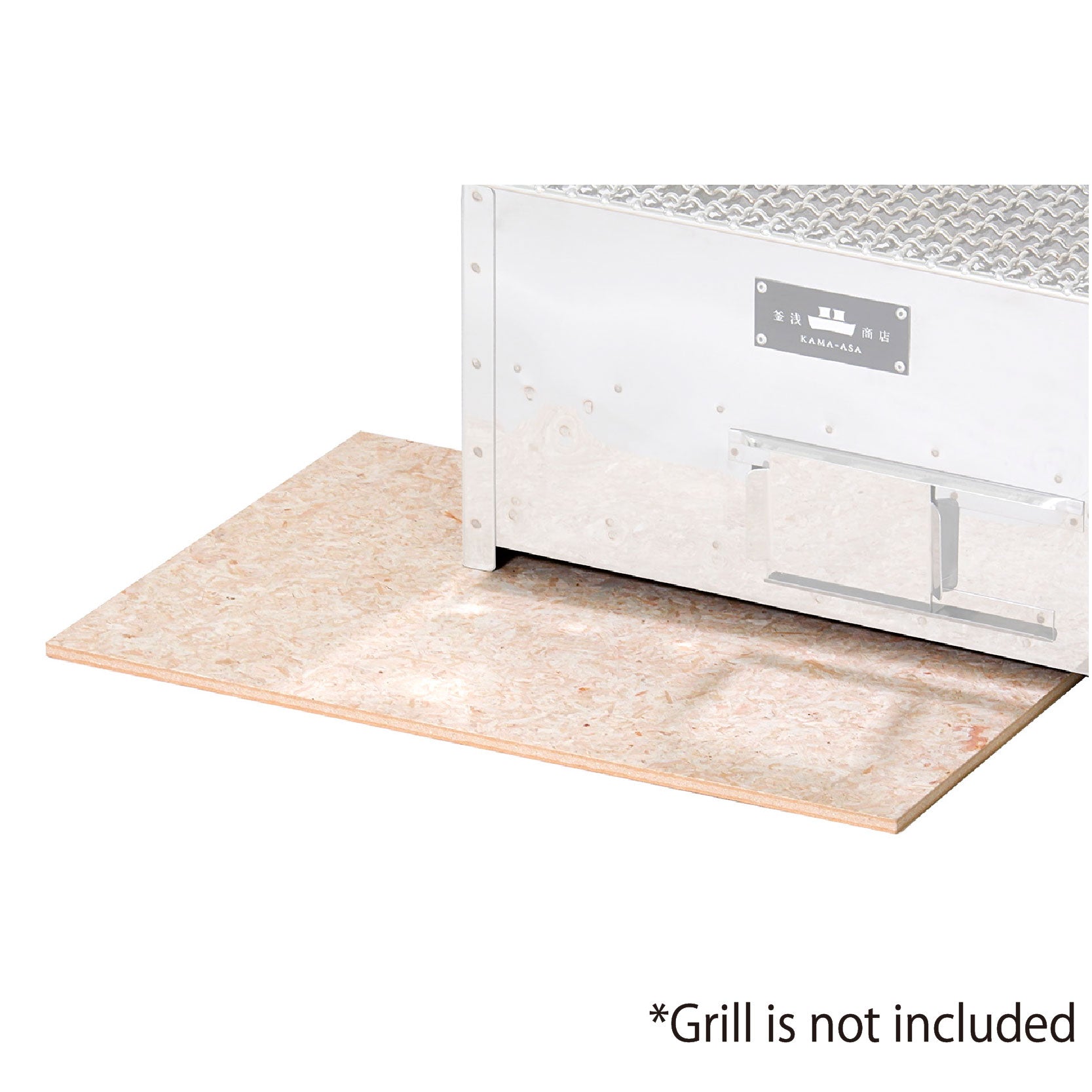 Heat resistant board for KAMA-ASA's stone charcoal grill