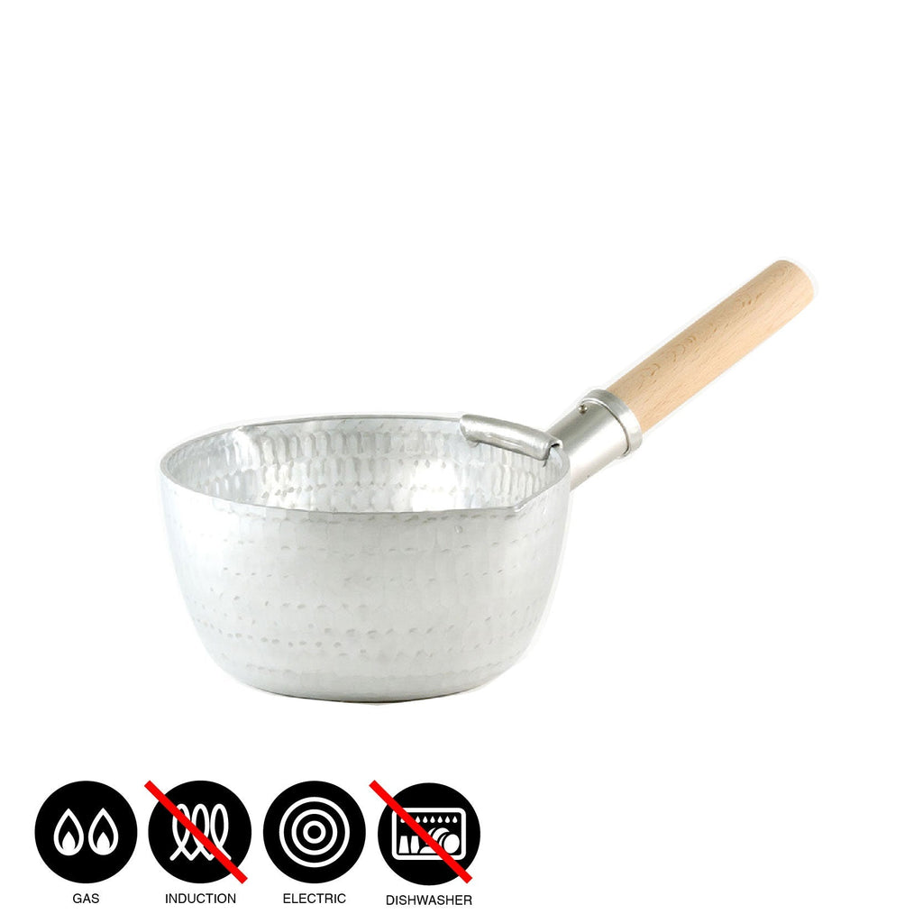 姫野作.本手打アルミ行平鍋 