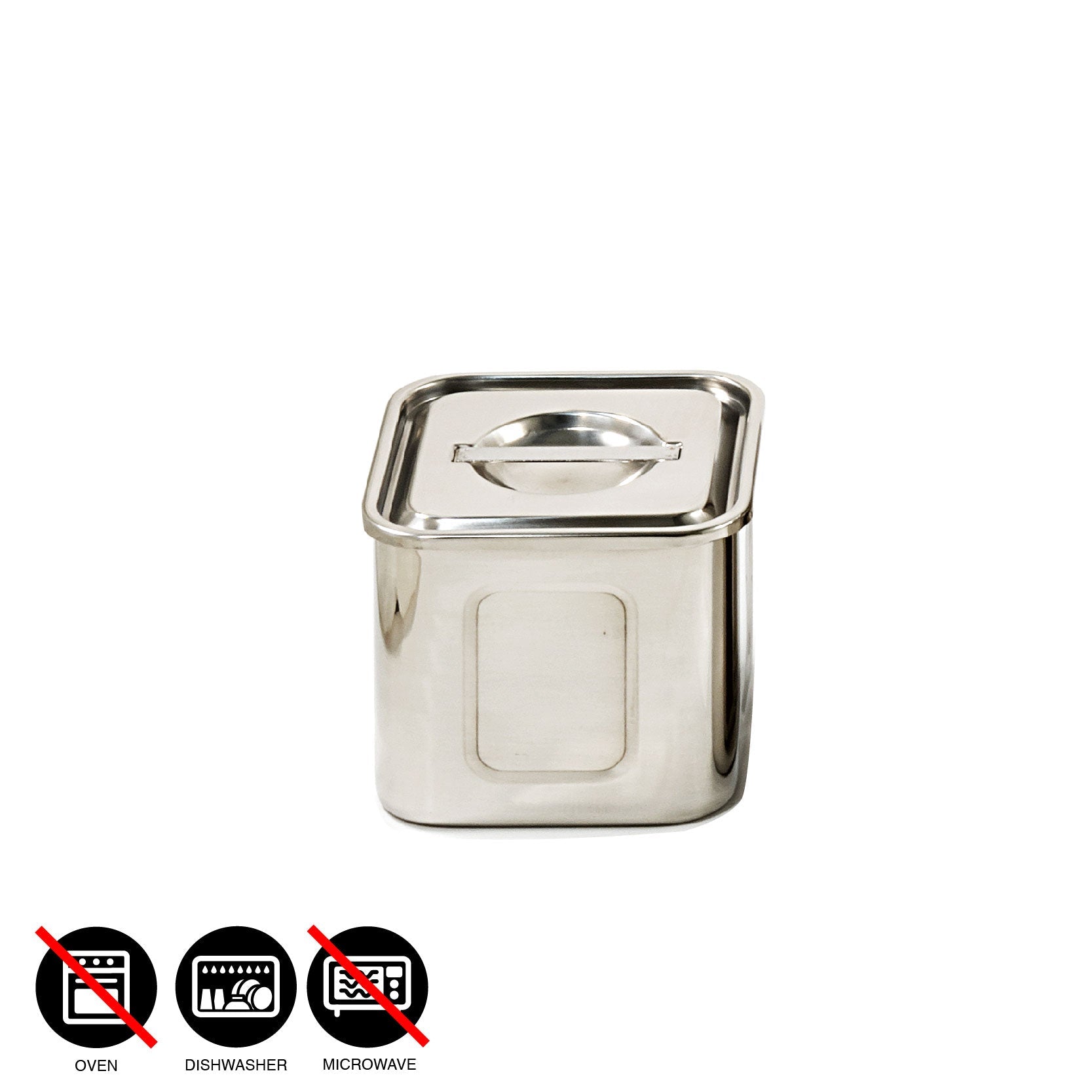 UK Stainless kitchen container / 10.5cm - 15cm